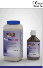 Εν ψυχρώ ακρυλικό νανοτεχνολογίας MicroPress H-Tec σκόνη + υγρό από την MICROPOLYMER DENTAL