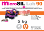 Σιλικόνη νανοτεχνολογίας Shore 90 microSIL Lab 90 - 5+5 κιλά από την Micropolymer Dental Italy
