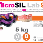 Σιλικόνη νανοτεχνολογίας Shore 90 microSIL Lab 90 - 5+5 κιλά από την Micropolymer Dental Italy